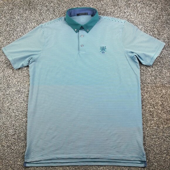 Greyson Whitemarsh Valley Country Club Polo Shirt Performance Mens Large *Flaw - Picture 2 of 12